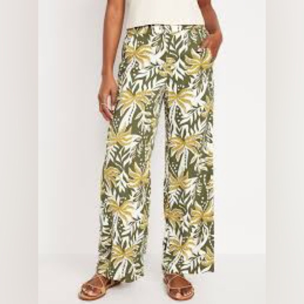 Old Navy High-Waisted Playa Wide-Leg Pants